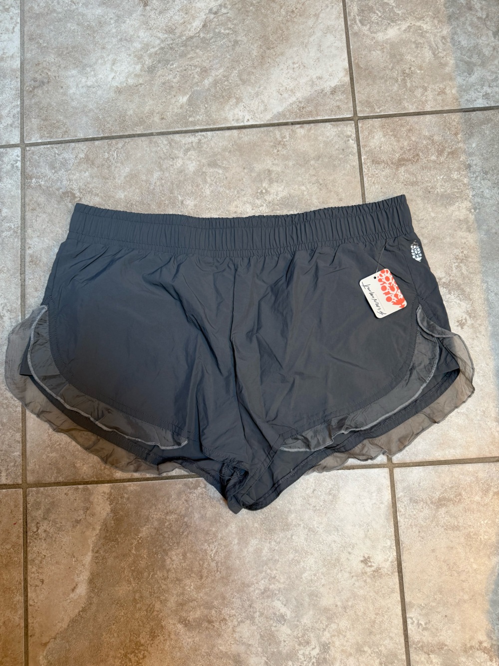 FP Movement by Free People Charcoal Tough Stuff Shorts, Size Large